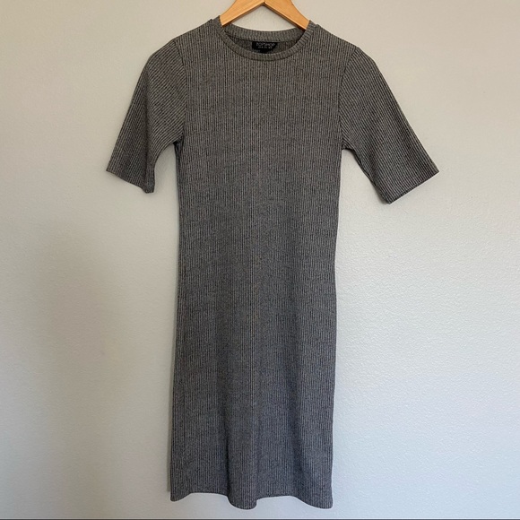 Topshop | Dresses | Topshop Ribbed Grey Dress | Poshmark Topshop | Dresses | Topshop Ribbed Grey Dress | Poshmark
